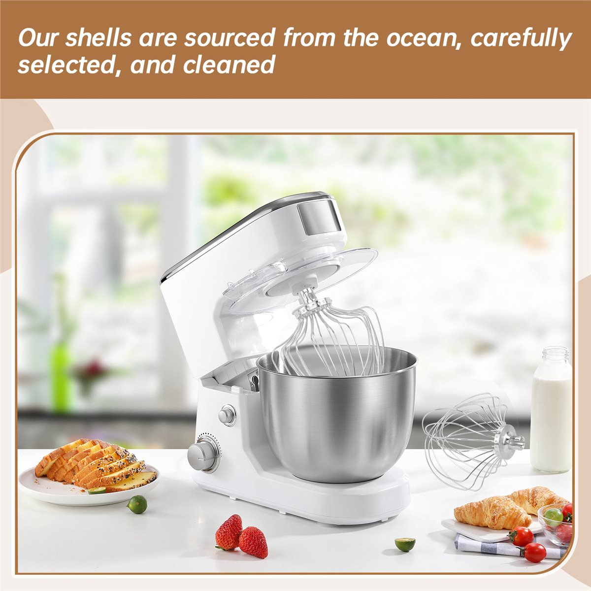 Kitchenaid Mixer Hand Mixer - หัวตีไข่สแตนเลส [A25M] KN211WW แบบ 11 ซี่