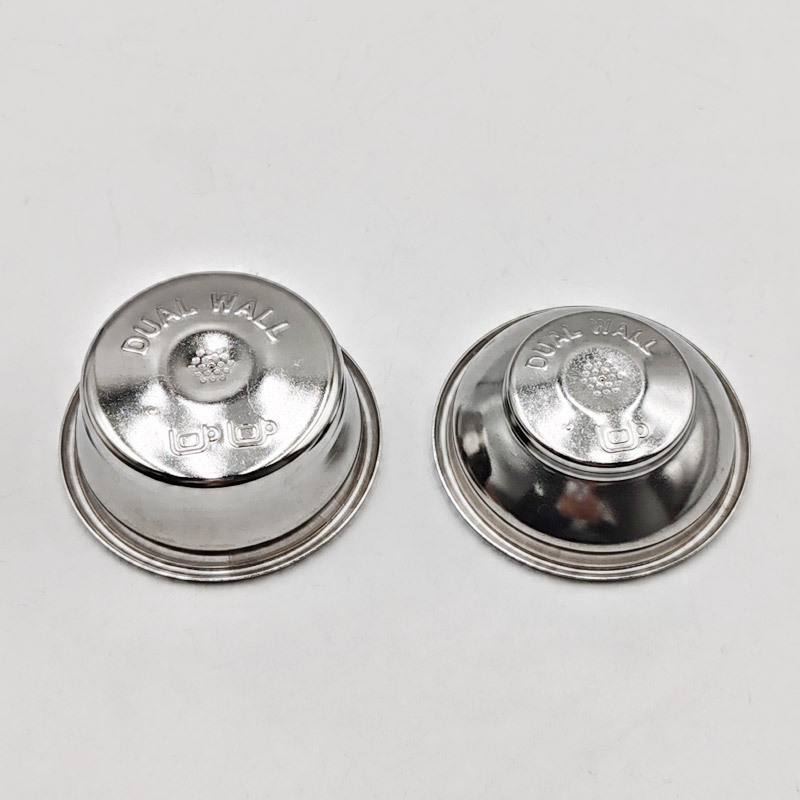 Breville Espresso Bes870 - 54 มม.Dual-Layer แรงดันตะกร้ากรอง 2 ถ้วยสแตนเลสสตีลตะกร้ากรองกาแฟสําหรับ Breville