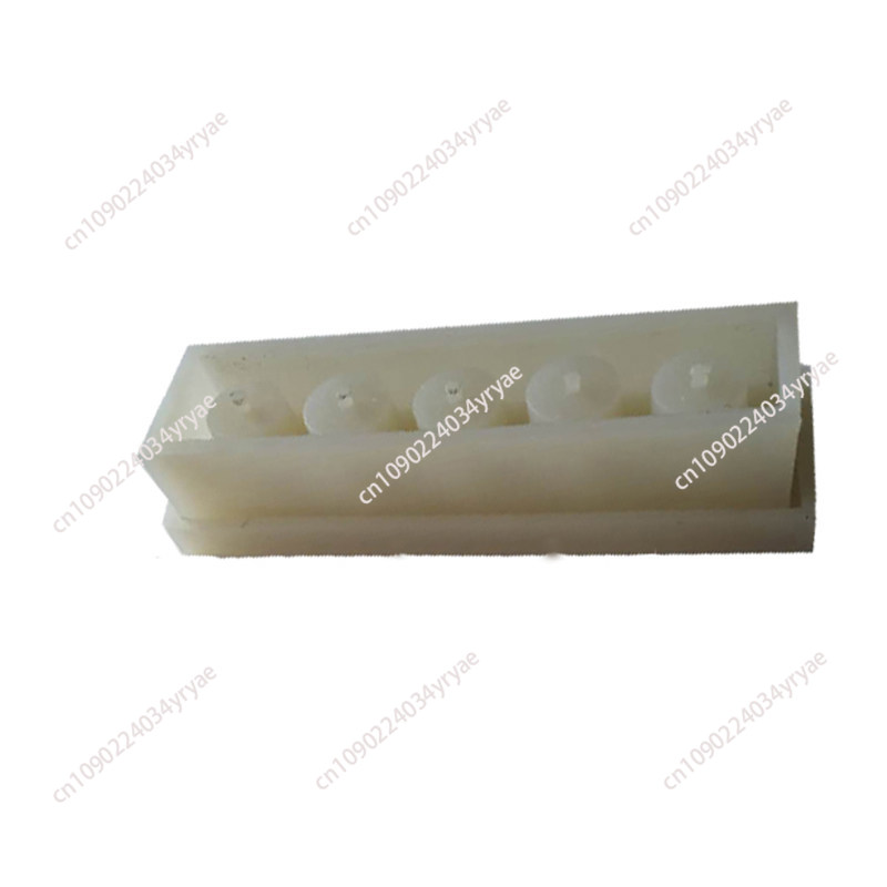 Potsticker Mold - แม่พิมพ์ซิลิโคนแบบเรียบสี่หลุม สำหรับทำกระถางต้นไม้ ซัคคิวเลนท์ บอนไซ ต้นไม้สีเขียว สำหรับใช้ในบ้าน