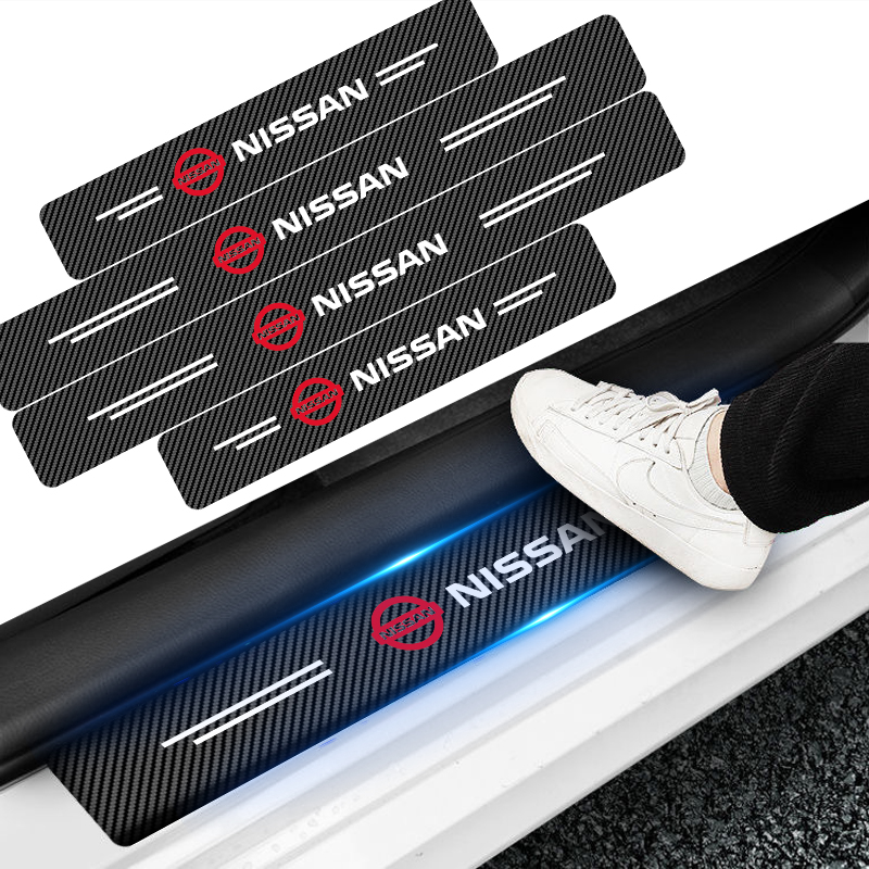 Crepe Pan Carbon - แผ่นกันรอยขอบประตูรถยนต์ คาร์บอนไฟเบอร์ สติ๊กเกอร์ติดประตู สำหรับรถยนต์นิสสัน นิสโม GTR
