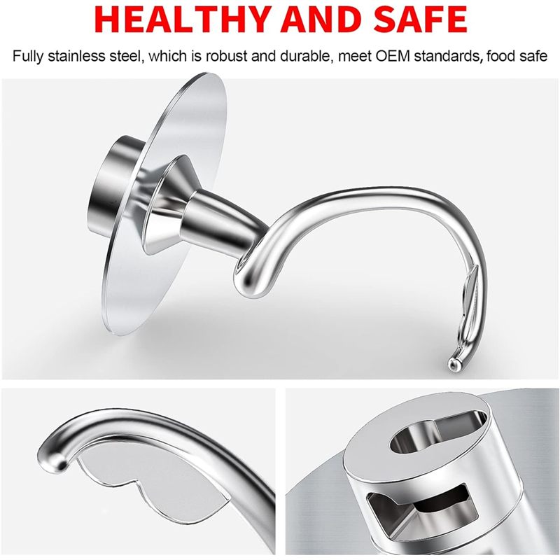 ตะขอแป้งเกลียวสแตนเลสสําหรับ K - Kitchenaid Mixer Hand Mixer บทวิจารณ์และราคา