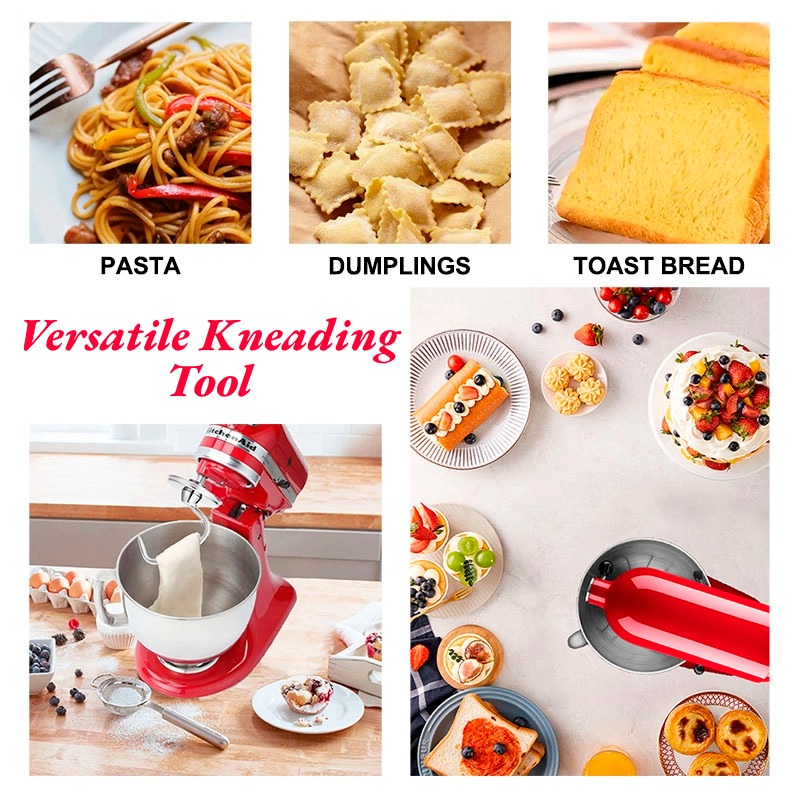 ตะขอตีแป้งสแตนเลสสำหรับเครื่อง - Kitchenaid Mixer Hand Mixer บทวิจารณ์และราคา