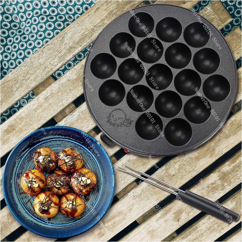 เครื่องทำทาโกะยากิไฟฟ้า ขายดี  - Takoyaki Grill Plate บทวิจารณ์และราคา